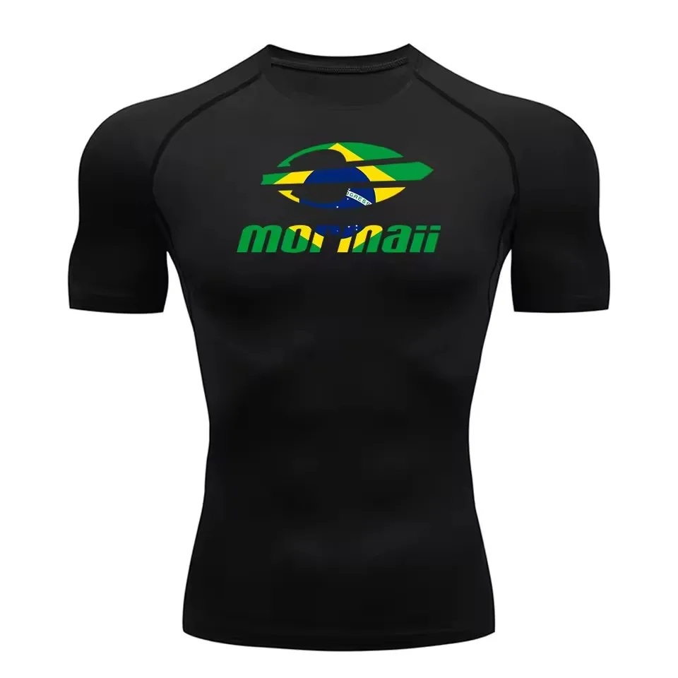 Men Rash Guard Surfing Diving  - T Shirt Tight Fit ulasan dan harga