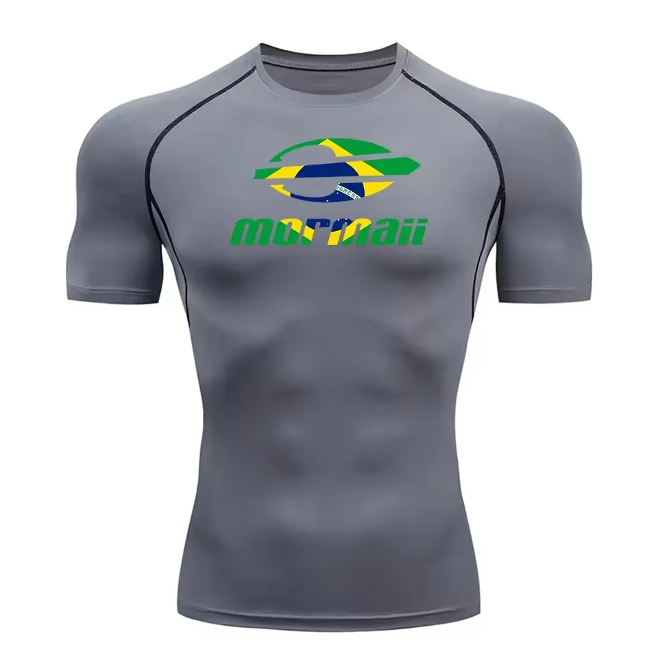 Men Rash Guard Surfing Diving  - T Shirt Tight Fit ulasan dan harga