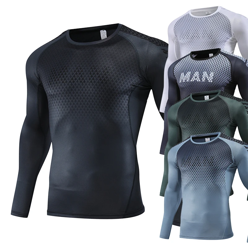Mens Sport Top for Fitness T-s - T Shirt Tight Fit ulasan dan harga