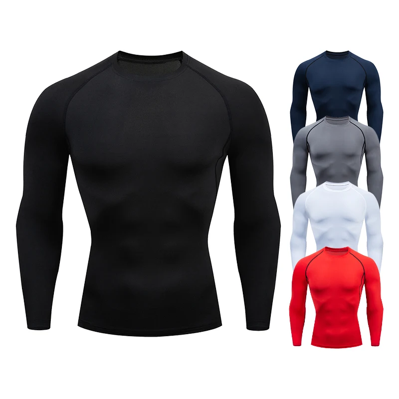 Mens Sport Top for Fitness T-s - T Shirt Tight Fit ulasan dan harga