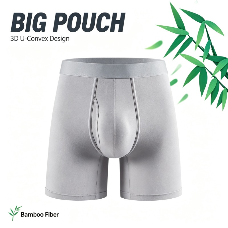Men Bamboo Fiber Boxer Briefs  - Bamboo Fiber Trunk ulasan dan harga