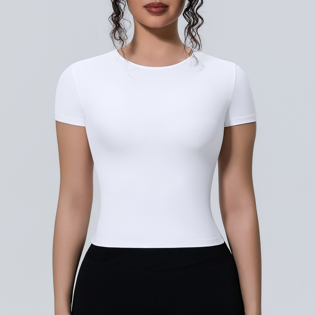 Women's Tight Fitting Sports T - T Shirt Tight Fit ulasan dan harga