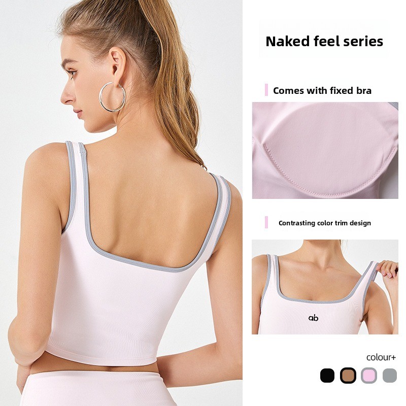 Women Summer Ribbed Yoga Tank  - Tank Top Ribbed ulasan dan harga