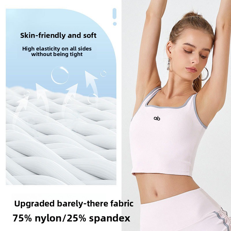 Women Summer Ribbed Yoga Tank  - Tank Top Ribbed ulasan dan harga