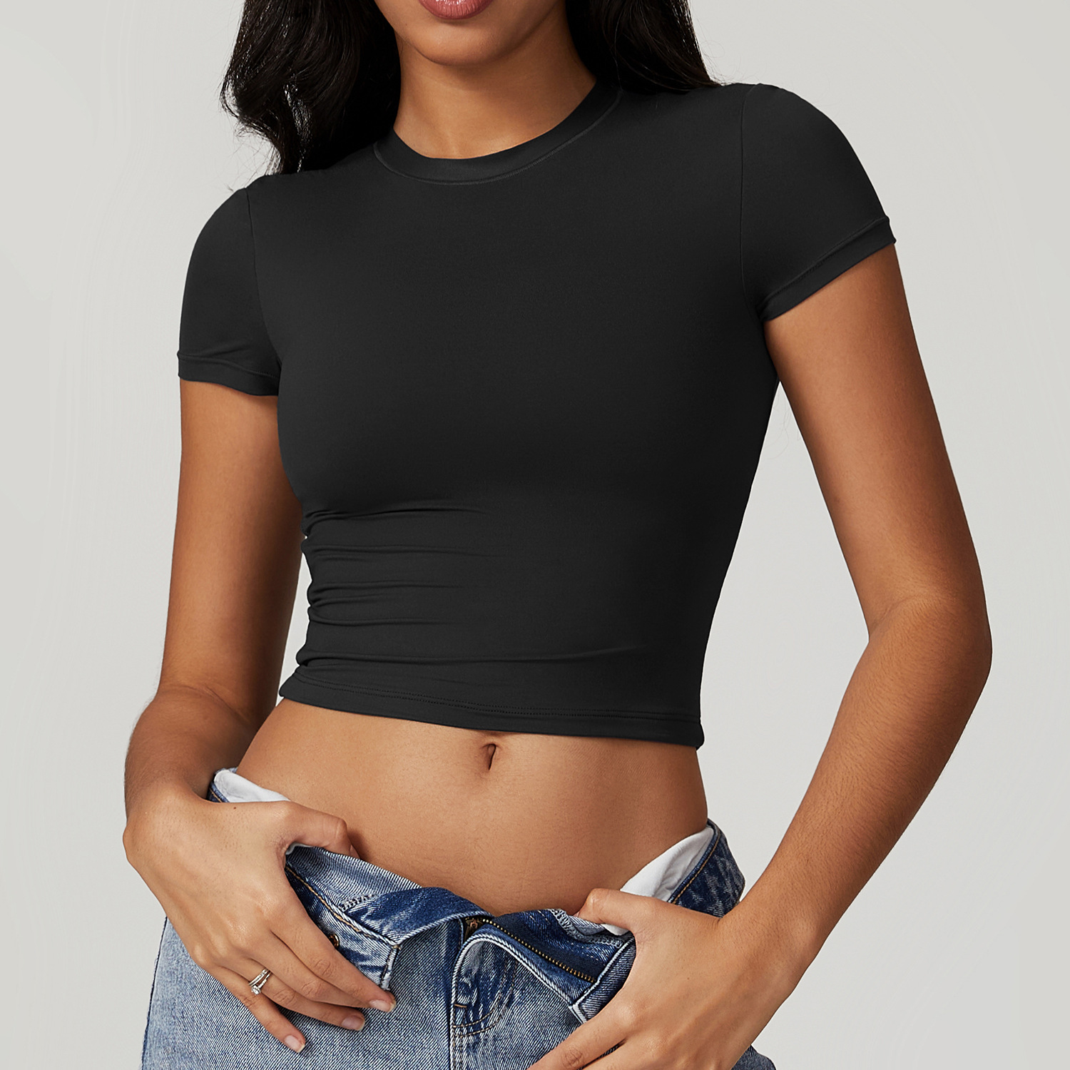 A Women's Tight Fitting Sports - T Shirt Tight Fit ulasan dan harga