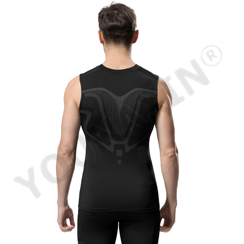 3 Pieces Men's Sleeveless T-Sh - T Shirt Tight Fit ulasan dan harga